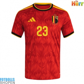 Billiga Belgien Michy Batshuayi #23 Hemmatröja VM 2026 Kortärmad